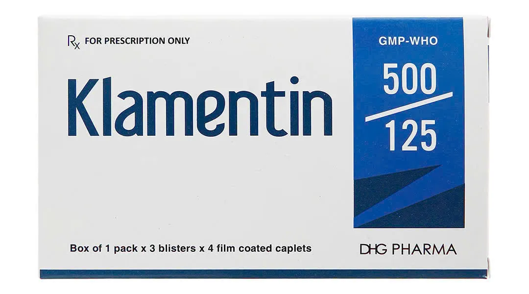 Klamentin 500/125mg – Kháng sinh điều trị nhiễm khuẩn hô hấp, tiết niệu hiệu quả